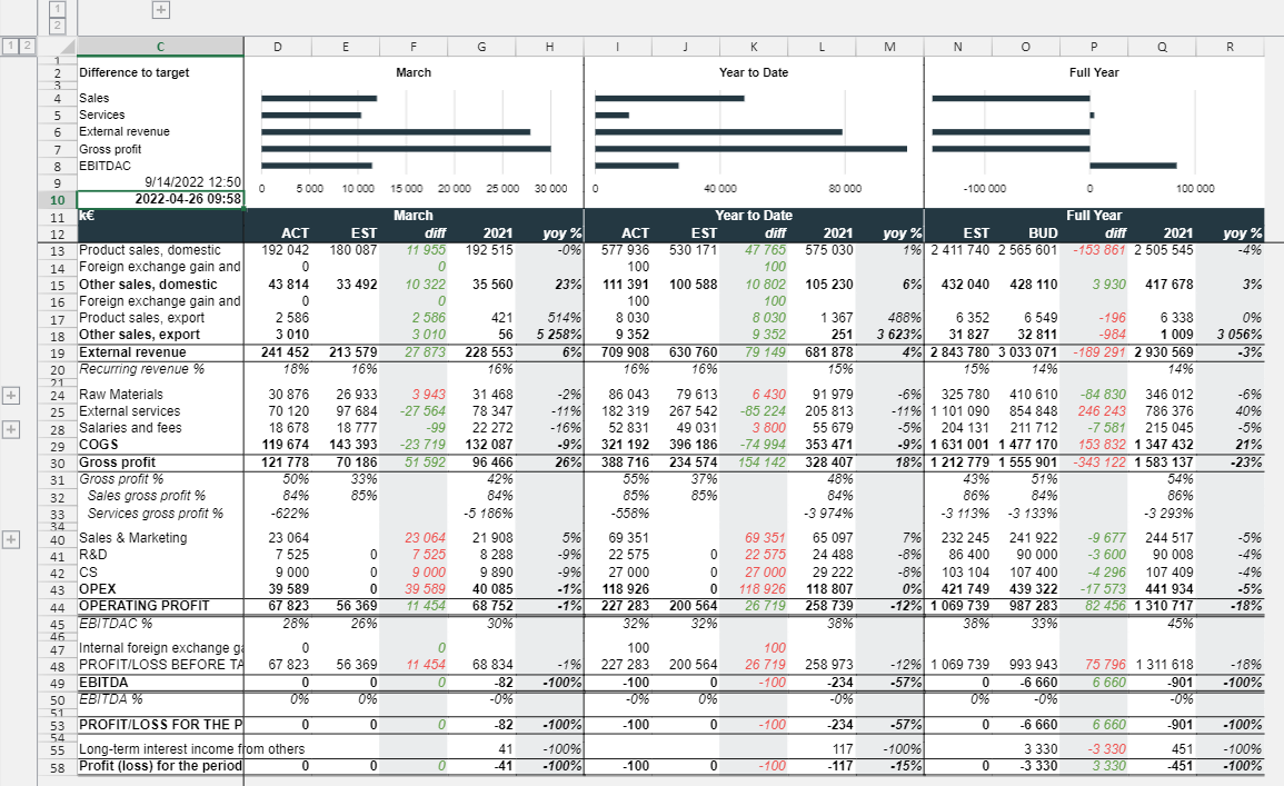 screenshot of Clausion Consolidation
